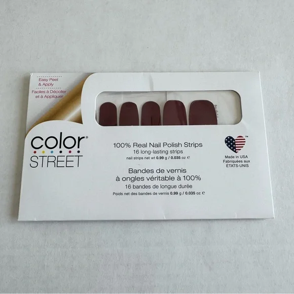 *Retired* Color Street: Venetian Velvet | Scarlet Red Fall Winter Classic Preppy - Picture 3 of 15